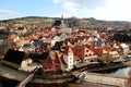 Beautiful view of Cesky Krumlov Royalty Free Stock Photo