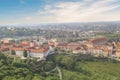 Beautiful view of Charles Bridge, Old Town and Old Town Tower of Charles BridgeNice view of Petn and Hradany in Prague, Czech Repu Royalty Free Stock Photo