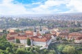 Beautiful view of Charles Bridge, Old Town and Old Town Tower of Charles BridgeNice view of Petn and Hradany in Prague, Czech Repu