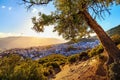 Beautiful view of the Chefchaouen, Morocco. The city, also known as Chaouen is noted for its buildings in shades of blue and that