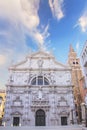 Beautiful view of Chiesa di San MoisÃ¨ in Venice
