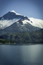 Beautiful view of the Chilean Fjords region in south Patagonia in Chile. Cruise ship sailing the Glacier Alley from the Beagle Royalty Free Stock Photo