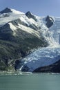 Beautiful view of the Chilean Fjords region in south Patagonia in Chile. Cruise ship sailing the Glacier Alley from the Beagle Royalty Free Stock Photo