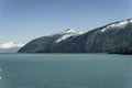 Beautiful view of the Chilean Fjords region in south Patagonia in Chile. Cruise ship sailing the Glacier Alley from the Beagle Royalty Free Stock Photo