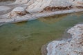 Chott el Jerid salt lake in Tunisia Royalty Free Stock Photo