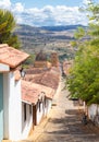 View of the church of barichara Santander Royalty Free Stock Photo