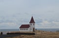 Beautiful View of a Church in Hellnar Iceland