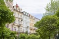 Beautiful view of the city center in Karlovy Vary Royalty Free Stock Photo