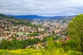 Beautiful view of the city of Sarajevo, Bosnia and Herzegovina