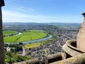 A beautiful view of the city of Stirling from atop the Wallace Monument