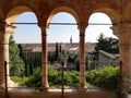 Giusti garden, Verona, Italy Royalty Free Stock Photo