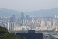 Beautiful view of the cityscape of Seoul in South Korea