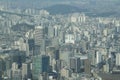 Beautiful view of the cityscape of Seoul in South Korea