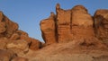 Beautiful view of the cliffs of Jabal Qara, Hofuf al Hasa, Saudi Arabia