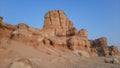 Beautiful view of the cliffs of Jabal Qara, Hofuf al Hasa, Saudi Arabia