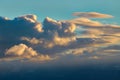 Beautiful view of a cloudy sky over Ramsgate in Kent