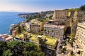 Beautiful view of the coast of Naples. Italy, Europe. Royalty Free Stock Photo