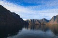 Scenic landscapes of the Norwegian fjords