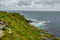 Beautiful view of the coastline from Doolin to the Cliffs of Moher Royalty Free Stock Photo