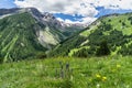 Beautiful view of Col de Vars in Hautes Alpes, France