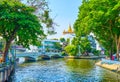 The confluence of khlongs canals in Bangkok, Thailand