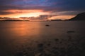 Coral Beach Sunset Skye Island Scotland