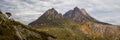 Beautiful view of Cradle Mountain in Tasmania Royalty Free Stock Photo