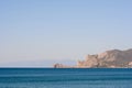 Beautiful view of the Crimean Black Sea coast
