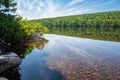 Beautiful view of the crystal clear waters of Lake Fanny Hooe Royalty Free Stock Photo