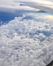 Beautiful Clouds in the Sky from Window Seat