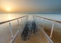 Beautiful view of the Dead Sea Royalty Free Stock Photo