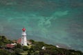 Beautiful view of Diamond Head Lighthouse Honolulu Hawaii Royalty Free Stock Photo