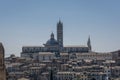Beautiful view of Dome and campanile of Siena Cathedral, Duomo di Siena Royalty Free Stock Photo