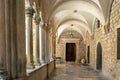 Gothic Courtyard in Dubrovnik Monastery Royalty Free Stock Photo