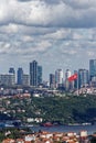 Downtown of istanbul view from the asian part