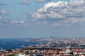 Downtown of istanbul view from the asian part