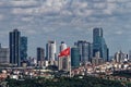 Downtown of istanbul view from the asian part