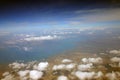 A beautiful view of Earth from the plane