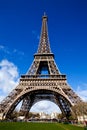 Beautiful view of The Eiffel Tower in Paris