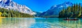 Emerald Lake,Yoho National Park in Canada Royalty Free Stock Photo