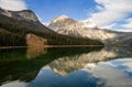 Beautiful view of Emerald Lake in Yoho National Park, British Columbia , canada Royalty Free Stock Photo