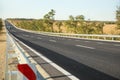 Beautiful view of empty asphalt highway. Road trip Royalty Free Stock Photo