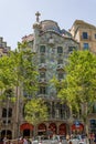 Beautiful view of the facade of Casa Batllo in Barcelona