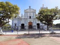 Colonial church facade, Nicaragua, Central America.