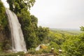 Beautiful view of famous Edessa waterfalls. Royalty Free Stock Photo