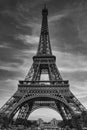 Beautiful view of famous Eiffel Tower in Paris, France. Paris Best Destinations in Europe. Royalty Free Stock Photo