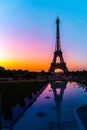 Beautiful view of famous Eiffel Tower Royalty Free Stock Photo