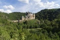 Beautiful view of famous Eltz Castle on a sunny day, Wierschem, Rheinland-Pfalz, Germany Royalty Free Stock Photo