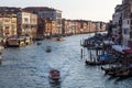 Beautiful view of famous Grand Canal in Venice, Italy Royalty Free Stock Photo