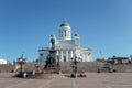 Beautiful view of famous Helsinki Cathedral in beautiful morning light, Helsinki, Finland Royalty Free Stock Photo